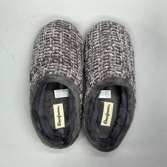 Dearfoams Women's Size 6 Gray Slippers - Picture 9 of 12